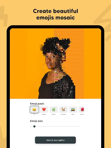 Emoji Photo Mosaic ডাউনলোড করুন – আপনার ছবিকে ইমোজিতে রূপান্তর করুন - Screenshot 5
