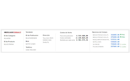 MercadoLibre AI টুল ডাউনলোড করুন – সেরা সেলার সহকারী - Screenshot 5
