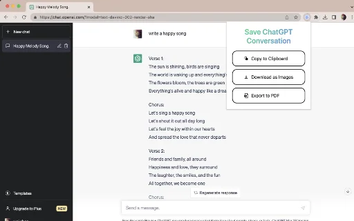 Save ChatGPT Conversation PDF ডাউনলোড করুন – এক ক্লিকে পিডিএফ সেভ - Screenshot 1