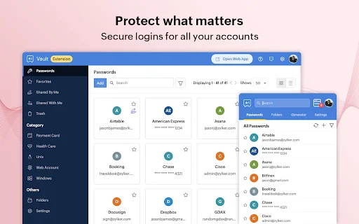 Zoho Vault ডাউনলোড করুন – সেরা ফ্রি পাসওয়ার্ড ম্যানেজার ও সিকিউরিটি - Screenshot 1