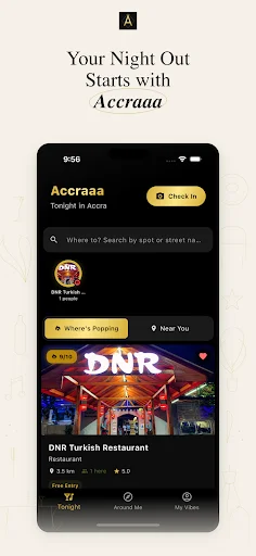 Accraaa ডাউনলোড করুন – ঘানার সেরা নাইটলাইফ ও ডাইনিং ম্যাপ - Screenshot 1