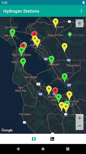 Hydrogen Stations USA ডাউনলোড করুন – হাইড্রোজেন ফুয়েল স্টেশন খুঁজুন - Screenshot 1