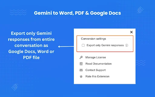 AI Chat to Word, PDF & Google Docs ডাউনলোড করুন – Gemini এক্সপোর্ট - Screenshot 4