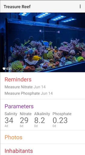 AquaticLog ডাউনলোড করুন – আপনার অ্যাকোয়ারিয়াম পরিচালনা করুন সহজে - Screenshot 3