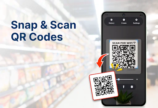QR Code & Barcode Scanner ডাউনলোড করুন – সেরা কিউআর কোড রিডার - Screenshot 1