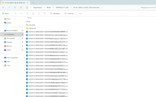 Baixar NFSe ডাউনলোড করুন – NFSe XML এবং PDF স্বয়ংক্রিয়ভাবে ডাউনলোড - Screenshot 5