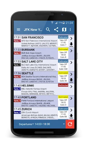 Orlando Airport Flight Info ডাউনলোড করুন – ফ্লাইটের তথ্য - Screenshot 1