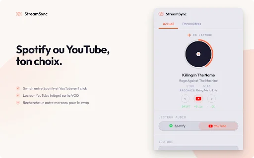 StreamSync ডাউনলোড করুন – টুইচ VOD-এ স্পটিফাই মিউজিক সিঙ্ক করুন - Screenshot 4