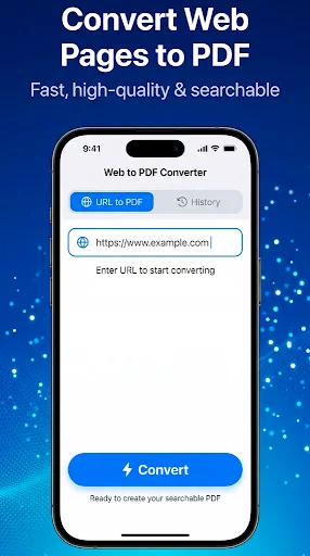 HTML to PDF Converter ডাউনলোড করুন – দ্রুত এবং নিরাপদ ওয়েব কনভার্টার - Screenshot 1