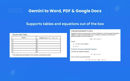 AI Chat to Word, PDF & Google Docs ডাউনলোড করুন – Gemini এক্সপোর্ট - Screenshot 1