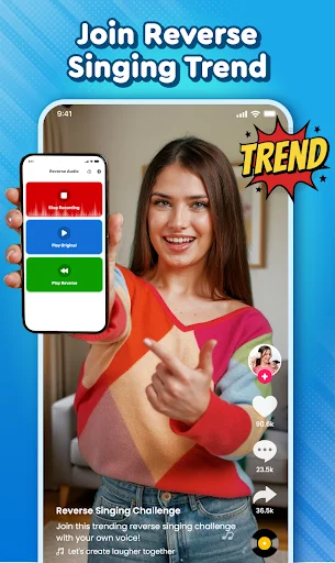 Reverse Play : Sing Challenge ডাউনলোড করুন – রিভার্স অডিও মজা - Screenshot 7