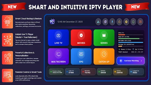 Smart IPTV Stream Pro ডাউনলোড করুন – এআই প্রযুক্তির সেরা প্লেয়ার - Screenshot 4