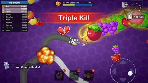 Worms Merge-io গেমটি ডাউনলোড করুন – সেরা স্নেক গেম খেলুন - Screenshot 28