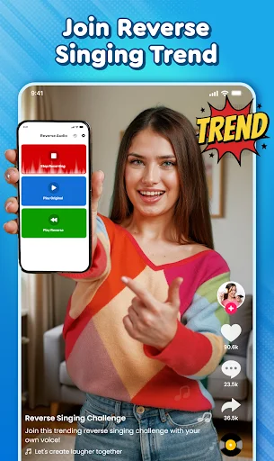 Reverse Play : Sing Challenge ডাউনলোড করুন – রিভার্স অডিও মজা - Screenshot 14