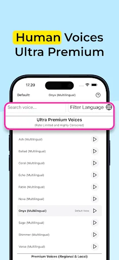 TTS Reader Pro ডাউনলোড করুন – আনলিমিটেড টেক্সট টু স্পিচ - Screenshot 3