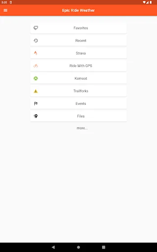 Epic Ride Weather ডাউনলোড করুন – সাইক্লিস্টদের জন্য সেরা আবহাওয়া অ্যাপ - Screenshot 20