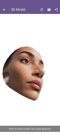 3D Face Model Maker ডাউনলোড করুন – আপনার মুখ থেকে ৩ডি মেশ তৈরি করুন - Screenshot 3