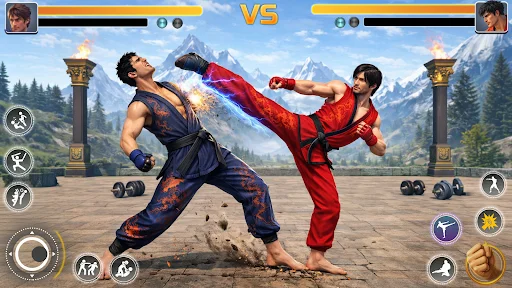 Kung Fu GYM: Fighting Games ডাউনলোড করুন – সেরা মার্শাল আর্ট গেম - Screenshot 1