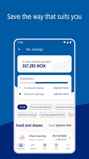 SpareBank 1 মোবাইল ব্যাংকিং ডাউনলোড করুন – দ্রুত এবং নিরাপদ - Screenshot 5