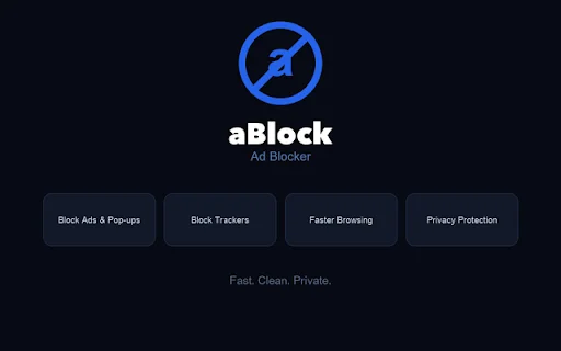 aBlock – Ad Blocker ডাউনলোড করুন – বিজ্ঞাপন ও ট্র্যাকার মুক্ত ব্রাউজিং - Screenshot 2