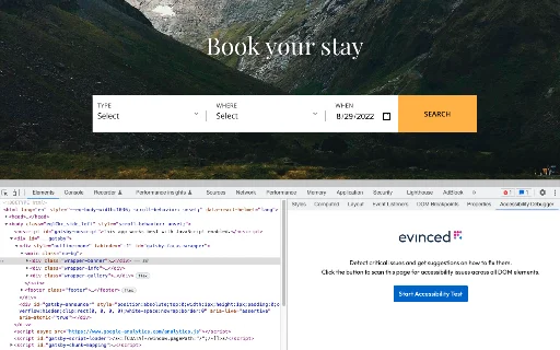 Evinced Dev Debugger ডাউনলোড করুন – সেরা অ্যাক্সেসিবিলিটি টুল - Screenshot 2
