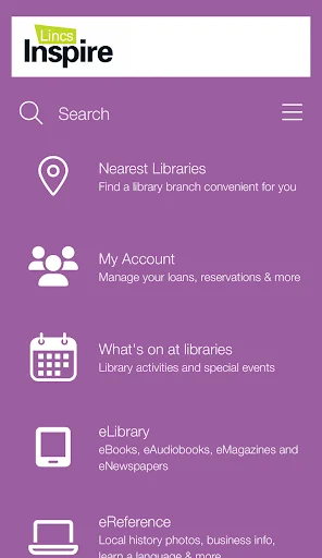 Lincs Inspire Libraries ডাউনলোড করুন – অ্যান্ড্রয়েডে লাইব্রেরি সুবিধা - Screenshot 7