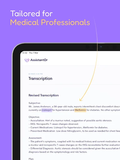 Assistant Dr. – Medical Scribe ডাউনলোড করুন – AI ভিত্তিক অটোমেটেড SOAP নোটস - Screenshot 12