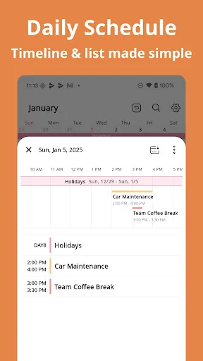 Simple Calendar ডাউনলোড করুন – সেরা শিডিউলিং ও রিমাইন্ডার অ্যাপ - Screenshot 4