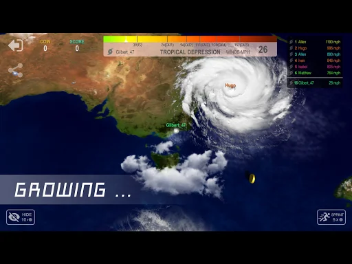 Hurricane.io ডাউনলোড করুন – শক্তিশালী হারিকেন গেম খেলুন - Screenshot 17