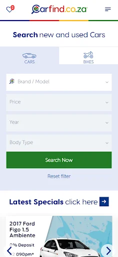 Carfind.co.za অ্যাপ ডাউনলোড করুন – সেরা নতুন ও ব্যবহৃত গাড়ি খুঁজুন - Screenshot 7
