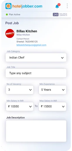 Hotel Jobber Employer অ্যাপ ডাউনলোড করুন – হোটেল স্টাফ নিয়োগের সেরা সমাধান - Screenshot 7