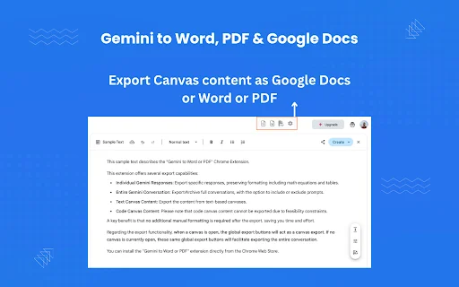 AI Chat to Word, PDF & Google Docs ডাউনলোড করুন – Gemini এক্সপোর্ট - Screenshot 5