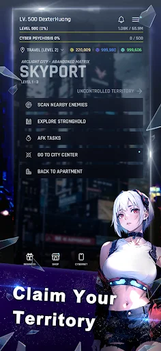 Arclight City: Cyberpunk RPG ডাউনলোড করুন – সেরা টেক্সট-ভিত্তিক MMORPG - Screenshot 5