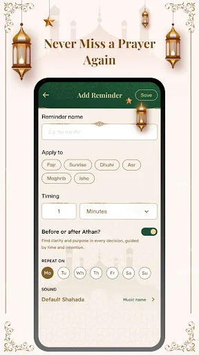 Prayer Time: Qibla, Azan & Dua ডাউনলোড করুন – সঠিক নামাজের সময় - Screenshot 8