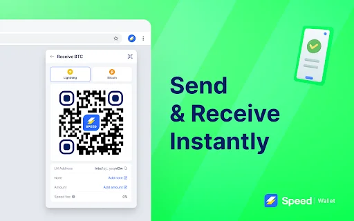 Speed Bitcoin Lightning Wallet ডাউনলোড করুন – দ্রুত বিটকয়েন পেমেন্ট - Screenshot 2