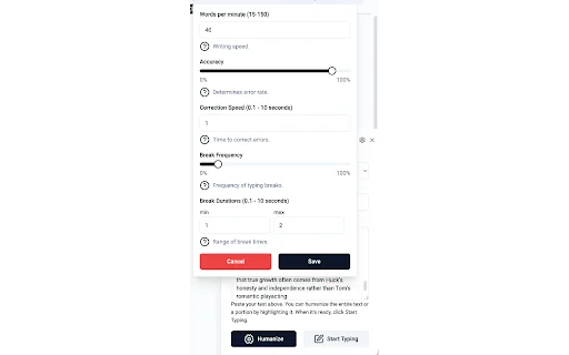 Duey.ai ডাউনলোড করুন – Google Docs-এ সেরা AI অটো টাইপার ও হিউম্যানাইজার - Screenshot 3