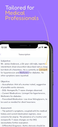 Assistant Dr. – Medical Scribe ডাউনলোড করুন – AI ভিত্তিক অটোমেটেড SOAP নোটস - Screenshot 5