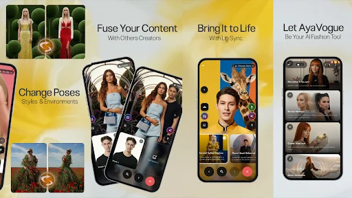 AyaVogue: Creator Studio ডাউনলোড করুন – ভাইরাল ছবি ও ভিডিও তৈরি করুন - Screenshot 26