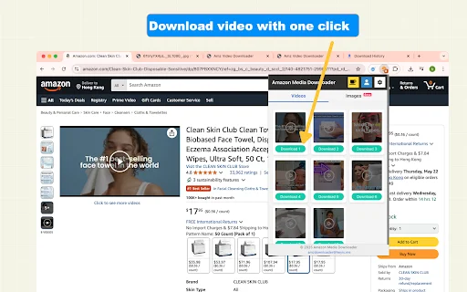 Amazon Video Downloader ডাউনলোড করুন – দ্রুত ও সহজ ভিডিও সেভার - Screenshot 1