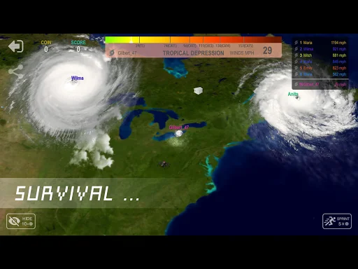 Hurricane.io ডাউনলোড করুন – শক্তিশালী হারিকেন গেম খেলুন - Screenshot 10