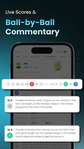 Cricket LineX ডাউনলোড করুন – দ্রুততম লাইভ স্কোর ও আপডেট পান - Screenshot 5