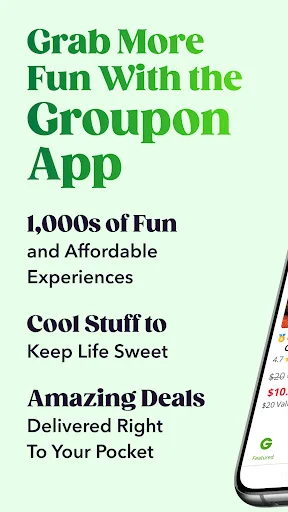 Groupon ডাউনলোড করুন: সেরা ডিল ও ডিসকাউন্ট অফার উপভোগ করুন - Screenshot 1