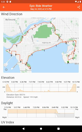 Epic Ride Weather ডাউনলোড করুন – সাইক্লিস্টদের জন্য সেরা আবহাওয়া অ্যাপ - Screenshot 11