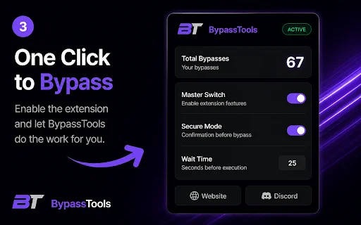 Bypass Tools Helper ডাউনলোড করুন – দ্রুত ব্রাউজিংয়ের জন্য সেরা টুল - Screenshot 3