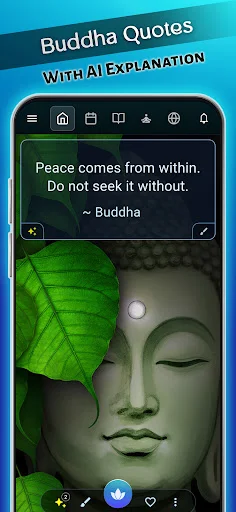 Buddha Quotes ডাউনলোড করুন – বৌদ্ধ জ্ঞান ও প্রশান্তি পান - Screenshot 1