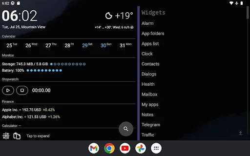 AIO Launcher ডাউনলোড করুন – সেরা কাস্টমাইজযোগ্য হোম স্ক্রিন - Screenshot 7