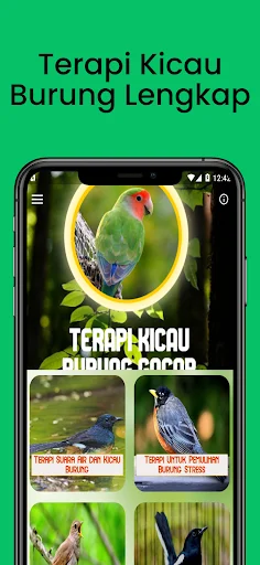Terapi Kicau Burung Lengkap ডাউনলোড করুন – সেরা বার্ড থেরাপি অ্যাপ - Screenshot 1
