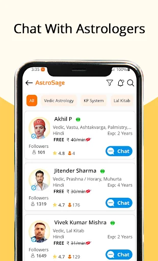 AstroSage Kundli ডাউনলোড করুন – রাশিফল ও জ্যোতিষশাস্ত্র অ্যাপ - Screenshot 3