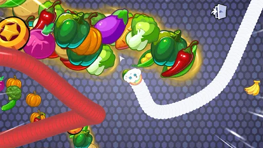 Worms Merge-io গেমটি ডাউনলোড করুন – সেরা স্নেক গেম খেলুন - Screenshot 2
