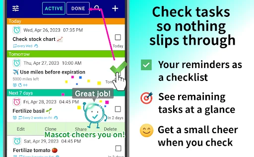 Talking Reminder Alarm FLEX ডাউনলোড করুন – সেরা রিমাইন্ডার অ্যাপ - Screenshot 7